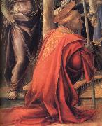 Fra Filippo Lippi Details of Madonna and Child with Angels,St Frediano and St Augustine painting